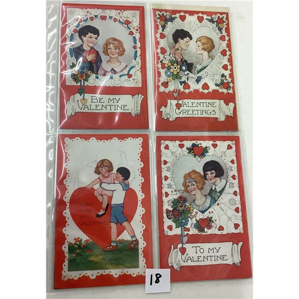Whitney Valentine's Day Holiday Greeting Postcards 22