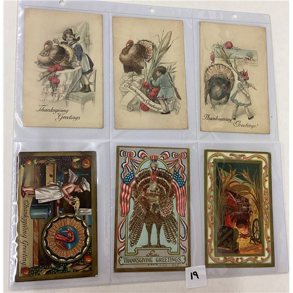 Thanksgiving Holiday Greeting Album Approx. 150 Postcards