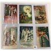 Image 1 : Christmas Holiday Angels Greeting Postcard Album Approx. 140