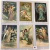 Image 4 : Christmas Holiday Angels Greeting Postcard Album Approx. 140