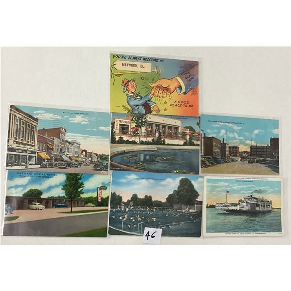 Illinois Postcards Approx. 55