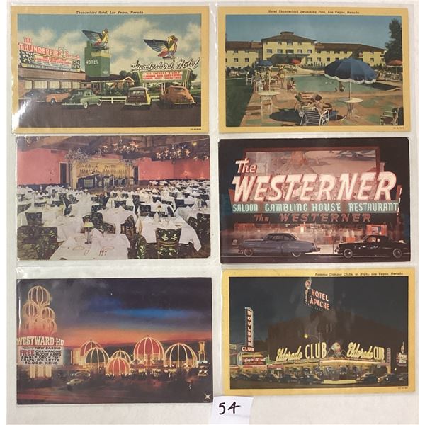 Las Vegas Hotels/Motels Postcards 50+