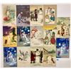 Image 3 : Holiday Greetings Snowmen Postcards 26