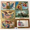Image 4 : Patriotic Holiday Greeting Postcards 32