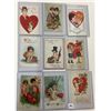Image 1 : Valentine's Day Holiday Greeting Postcards 24