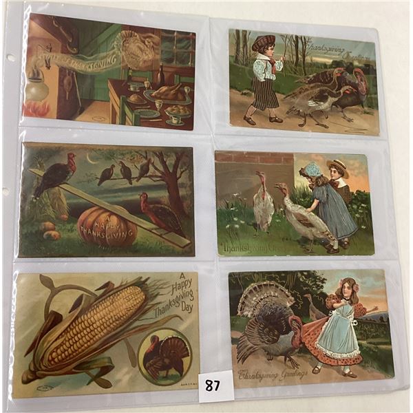 Thanksgiving Holiday Greeting Album 100+ Postcards