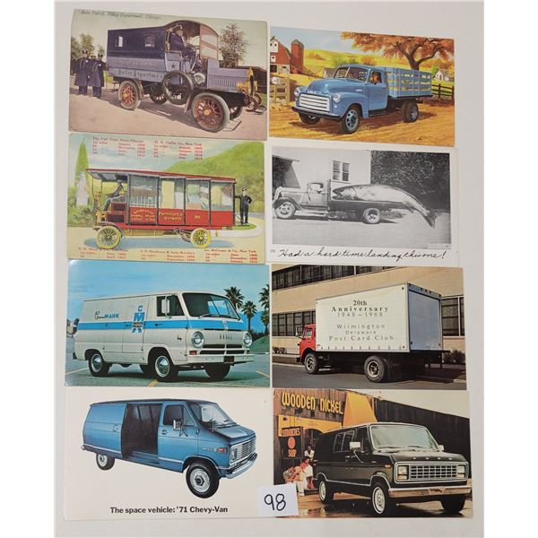 Transportation - Automobile Trucks on Postcards 60+