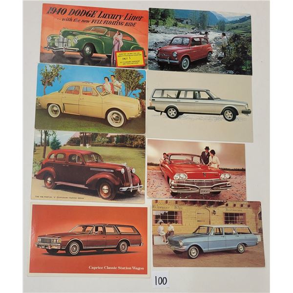 Transportation - Auto Car Advertising Postcards 50+