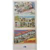 Image 3 : Large Letter Linen Postcards 60