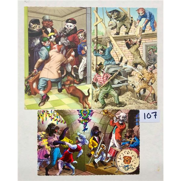 Animals - Mainzer Cat Postcards 37