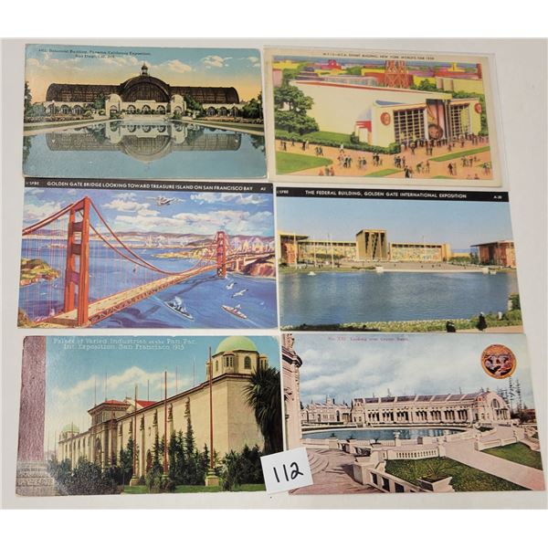Exposition - World's Fair Postcards Approx. 120