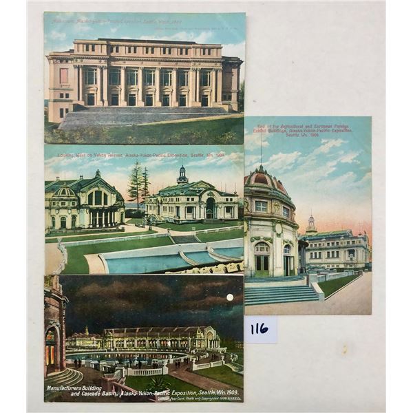 1909 Alaska Yukon Pacific Exposition Seattle Postcards 25