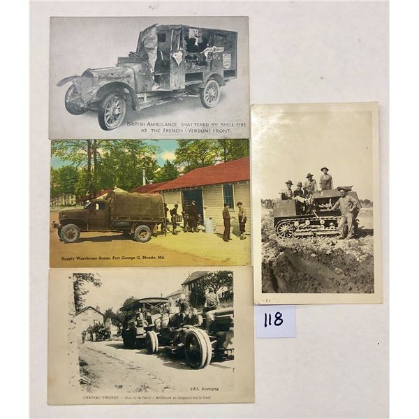 Military Vehicle Postcards 65+