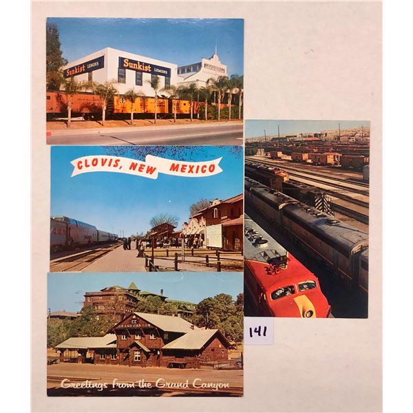 Santa Fe Railroad Postcards Approx. 55