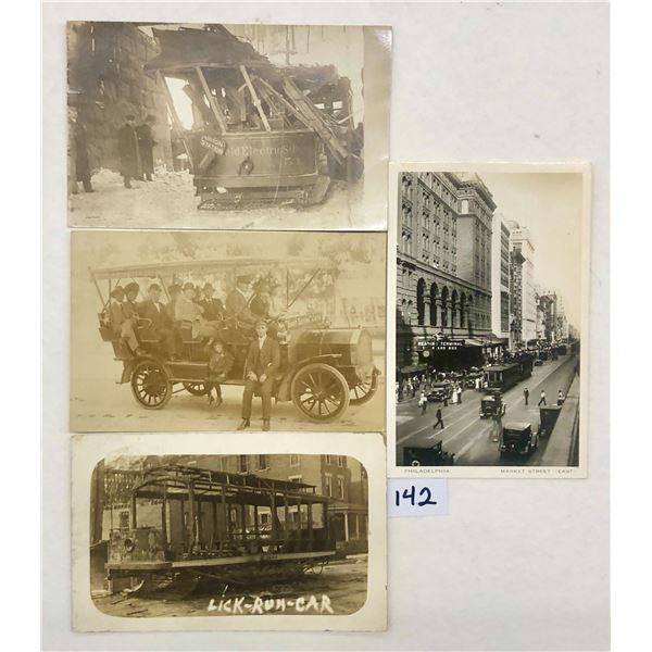 Transportation - Real Photo Trolley Postcards 20