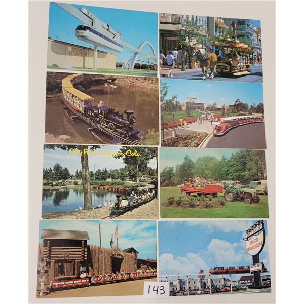 Miniature Train Postcards Approx. 135