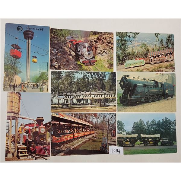 Miniature Train Postcards 115+