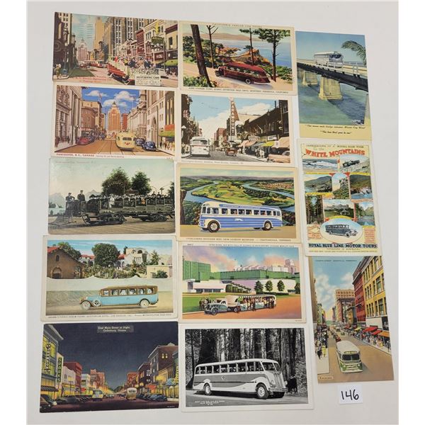 Transportation - Bus Postcard 70+