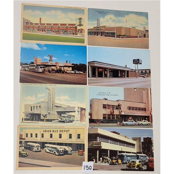 Bus Station Postcards Approx. 60