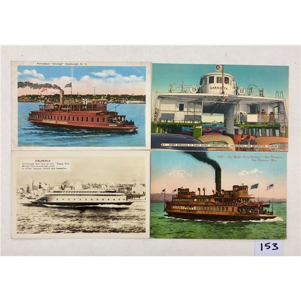 Transportation - Ferry Boat Postcard 85+