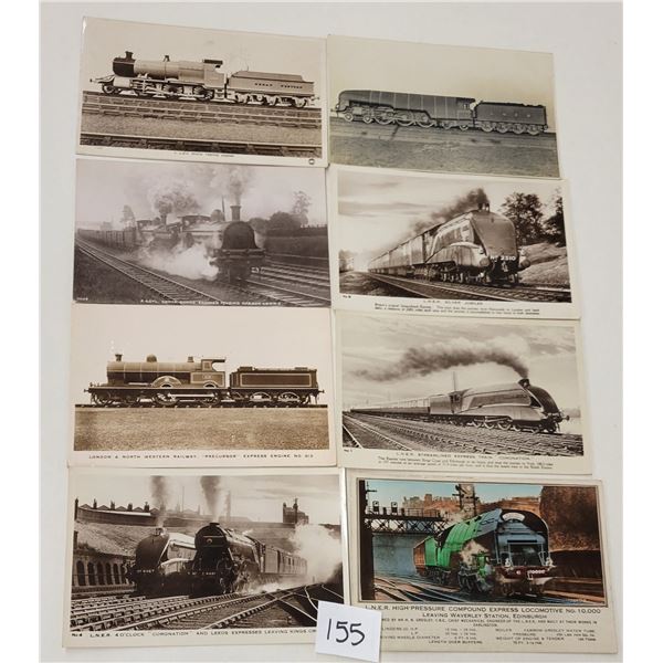 Real Photo United Kingdom Railroad Postcards 45