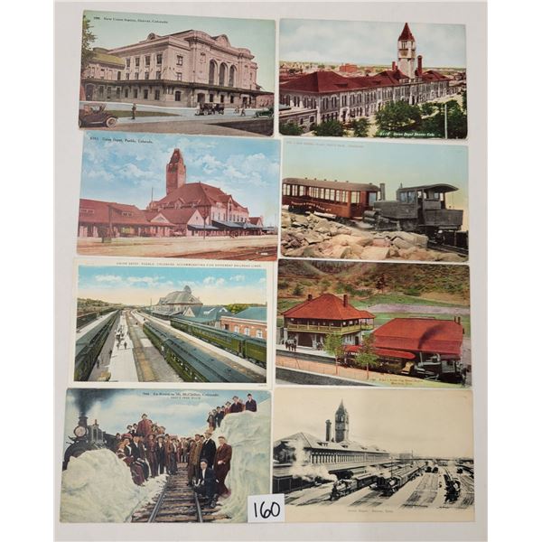 Transportation - Colorado Train & Depot Postcards Approx. 60