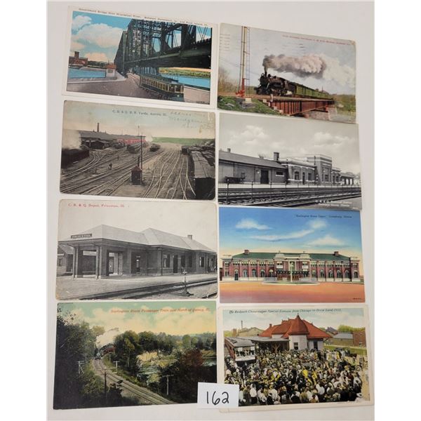 Transportation - Illinois Train & Depot Postcards 36