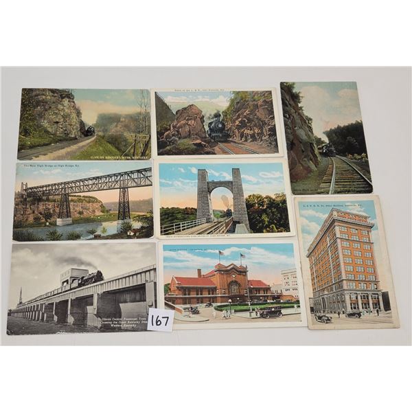 Transportation - Kentucky Train & Depot Postcards 17