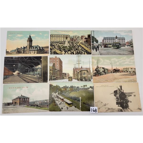 Transportation - Maine Train & Depot postcards Approx. 45