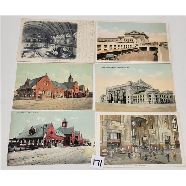 Transportation - Missouri Train & Depot Postcard Approx. 65