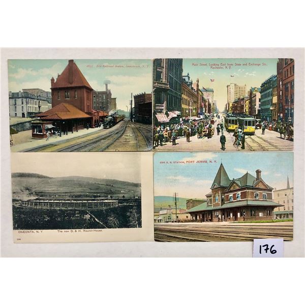 Transportation - New York Train & Depot Postcards 55+