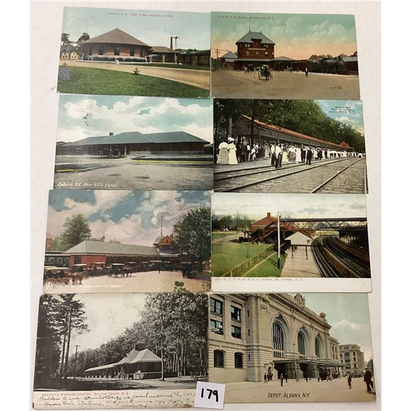 Transportation - New York Train & Depot Postcards 65+