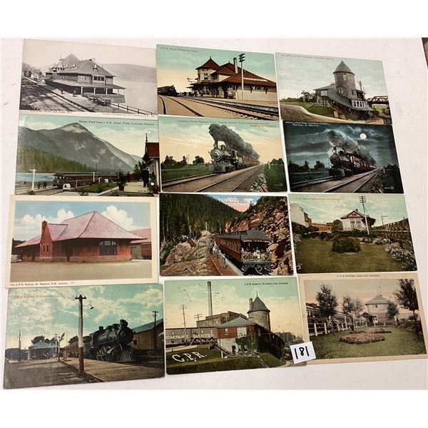 Transportation - Canada Railroad Postcards Approx. 95