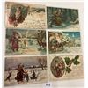 Image 1 : Santa Claus Christmas Holiday Greeting Postcards 6