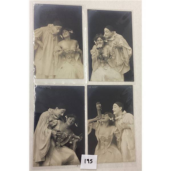 Real Photo Clown Postcards 4