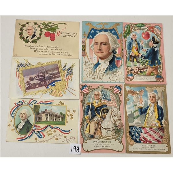 Patriotic George Washington Postcards 35