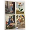 Image 2 : Signed Artists Idanthren Fabric Advertising Postcards 10