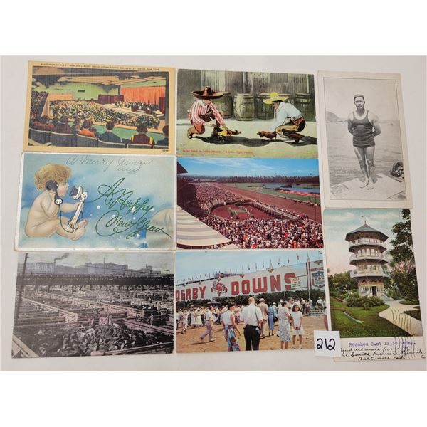 Approx. 215 Part Sorted Box Postcards