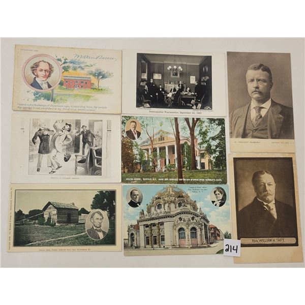 Presidents & Related Postcards 50+