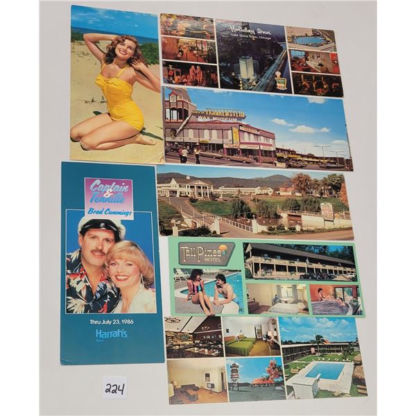Elongated - Oversized Chrome Postcards Approx. 115