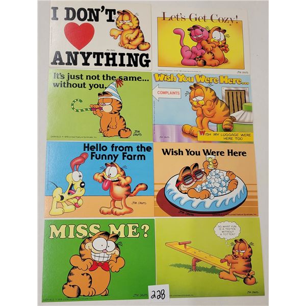 Garfield Cartoon Postcards Approx. 420
