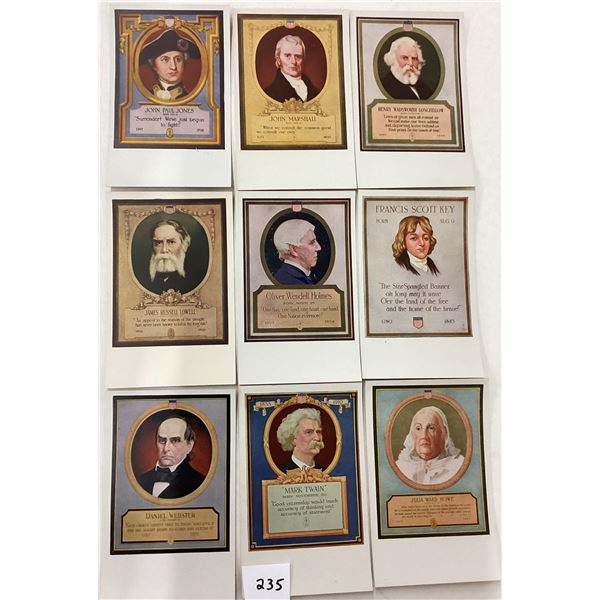 Walk-over Shoes Advertising Notable People Postcards 19