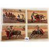 Image 2 : Set of Signed Artist Reus Bullfighting Postcards 12
