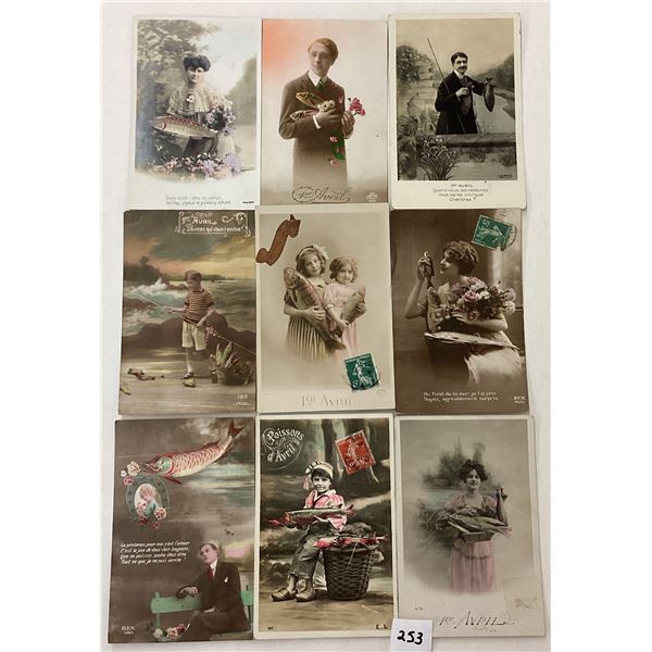 Tinted Real Photo April 1st Postcards 28