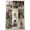 Image 1 : Tinted Real Photo Children Postcards Approx. 75