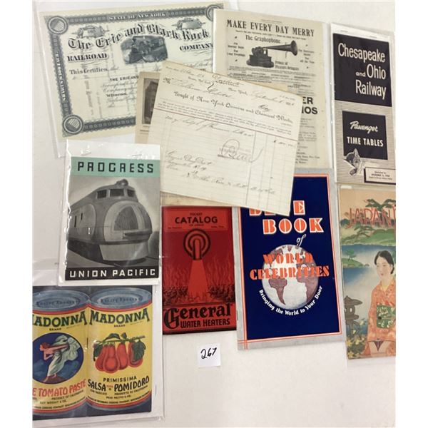 Ephemera Collection - 25+ Items
