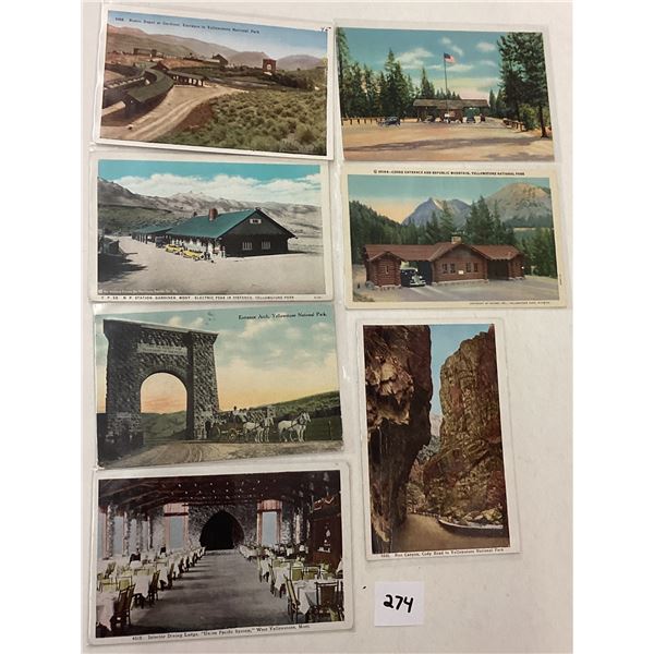 Yellowstone National Park 39 Postcards