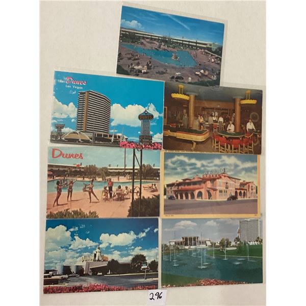 Dunes, El Cortez, El Rancho Las Vegas, Nevada Postcards 21