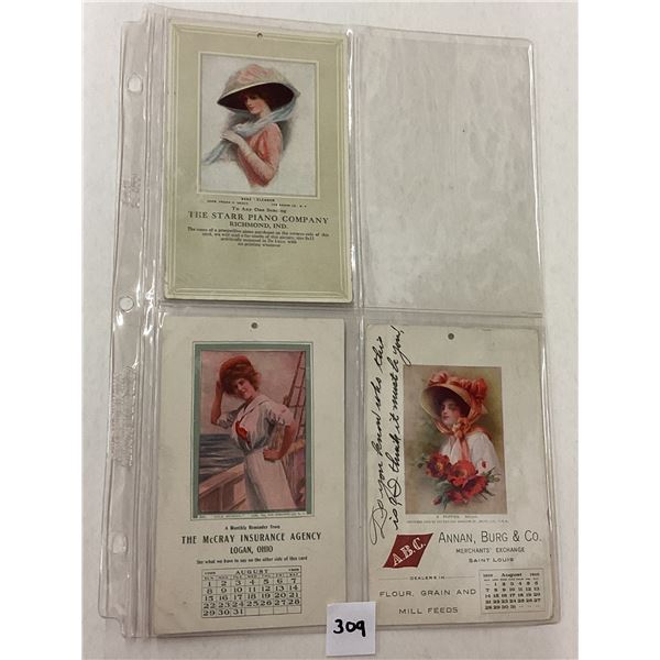 Pretty Lady Advertising Postcards 18