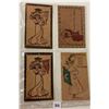 Image 1 : Novelty - Leather Women with Pennants Postcards 28
